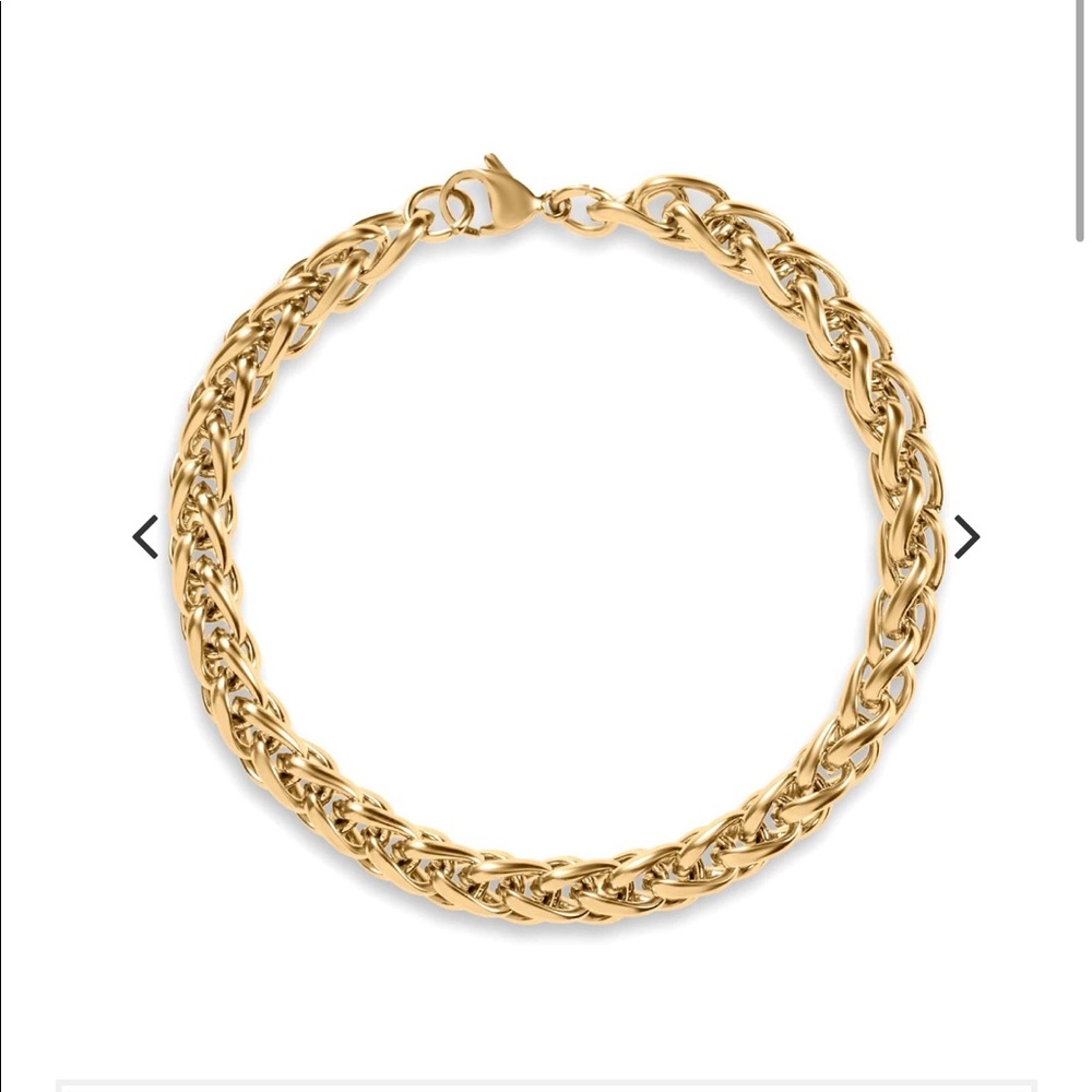 Ellie Vail skylar wheat chain bracelet